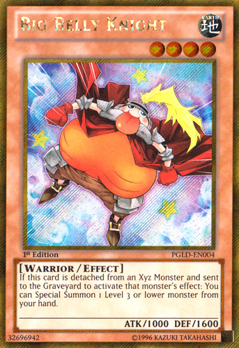 Big Belly Knight | Premium Gold | PGLD-EN004 | Gold Secret Rare