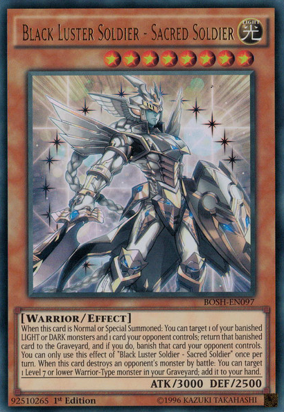 Black Luster Soldier - Sacred Soldier | Breakers of Shadow | BOSH-EN097 | Ultra Rare