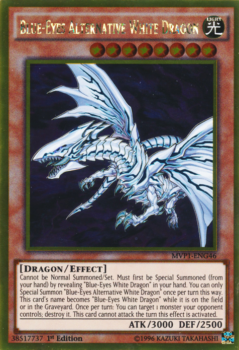 Blue-Eyes Alternative White Dragon | Yu-Gi-Oh! The Dark Side of Dimensions Movie Pack | MVP1-EN046 | Ultra Rare