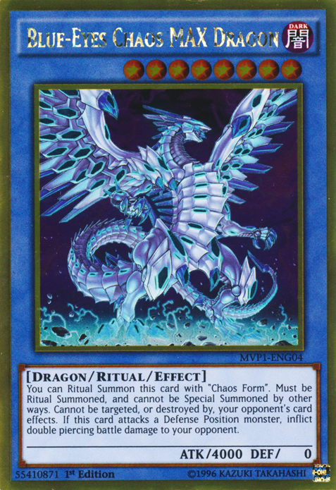 Blue-Eyes Chaos MAX Dragon | Yu-Gi-Oh! The Dark Side of Dimensions Movie Pack | MVP1-EN004 | Ultra Rare