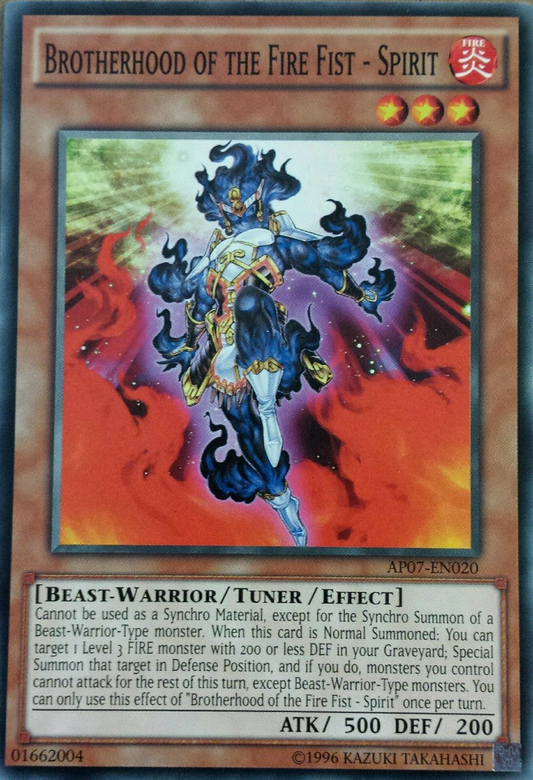 Brotherhood of the Fire Fist - Spirit | Cosmo Blazer | CBLZ-EN098 | Rare