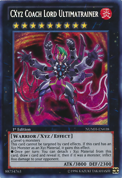 CXyz Coach Lord Ultimatrainer | Number Hunters | NUMH-EN038 | Secret Rare