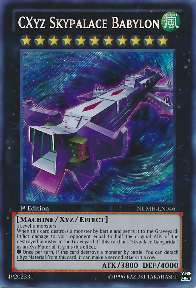 CXyz Skypalace Babylon | Number Hunters | NUMH-EN046 | Secret Rare