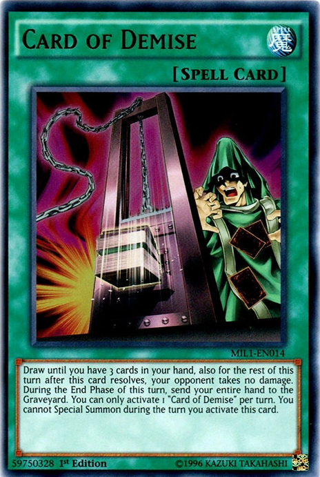 Card of Demise | Millennium Pack | MIL1-EN014 | Ultra Rare