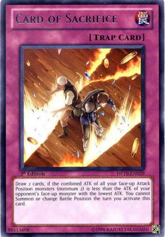 Card of Sacrifice | Duelist Pack: Yusei 3 | DP10-EN029 | Rare