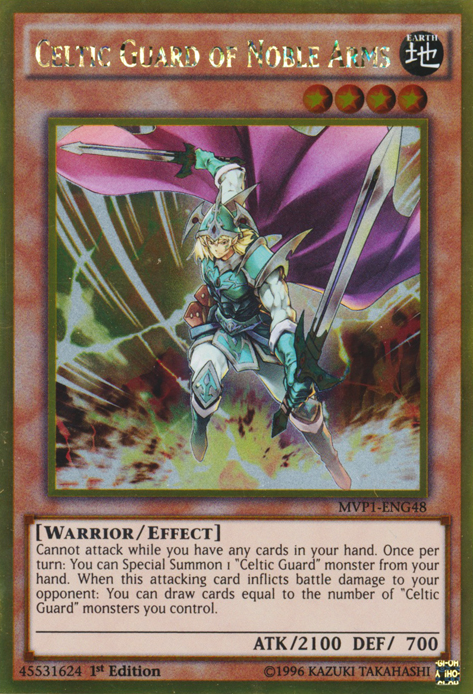 Celtic Guard of Noble Arms | Yu-Gi-Oh! The Dark Side of Dimensions Movie Pack | MVP1-EN048 | Ultra Rare