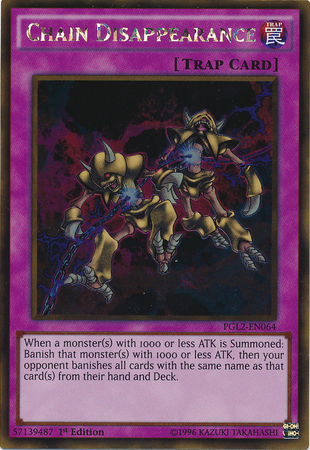 Chain Disappearance | Invasion of Chaos | IOC-EN052 | Rare