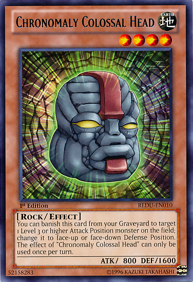 Chronomaly Colossal Head | Return of the Duelist | REDU-EN010 | Rare