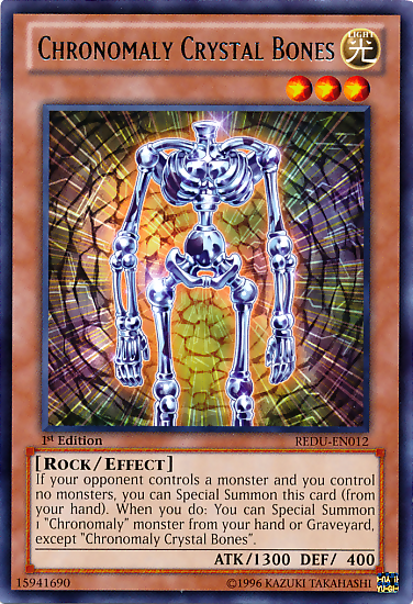 Chronomaly Crystal Bones | Return of the Duelist | REDU-EN012 | Rare