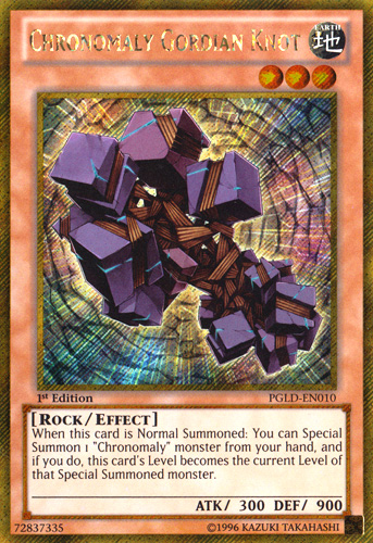 Chronomaly Gordian Knot | Premium Gold | PGLD-EN010 | Gold Secret Rare