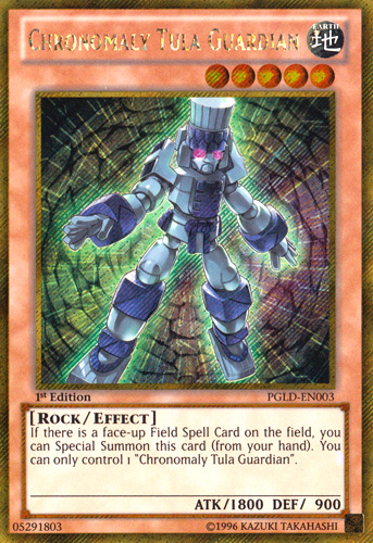 Chronomaly Tula Guardian | Premium Gold | PGLD-EN003 | Gold Secret Rare