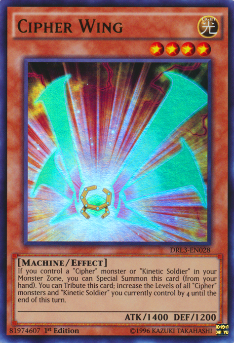 Cipher Wing | Dragons of Legend: Unleashed | DRL3-EN028 | Ultra Rare