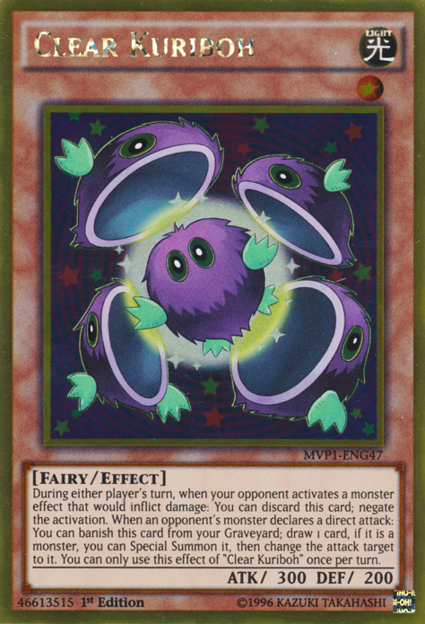 Clear Kuriboh | Yu-Gi-Oh! The Dark Side of Dimensions Movie Pack | MVP1-EN047 | Ultra Rare