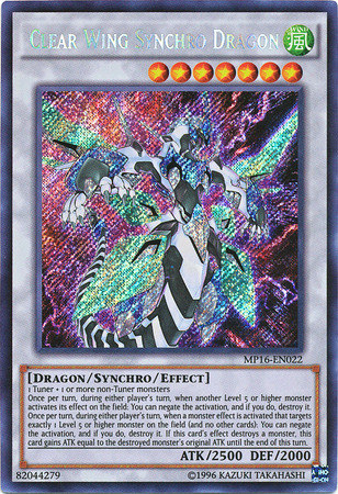 Clear Wing Synchro Dragon | Crossed Souls | CROS-EN046 | Secret Rare