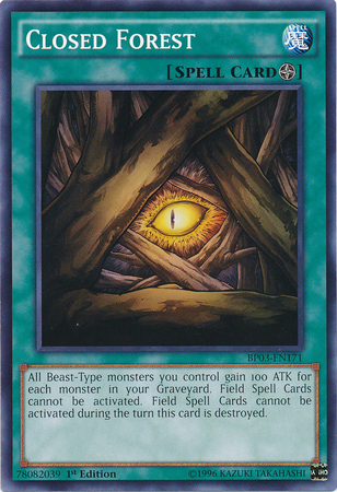 Closed Forest | Yu-Gi-Oh! 5D's Duel Transer promotional cards | YDT1-EN002 | Ultra Rare