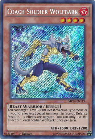 Coach Soldier Wolfbark | Judgment of the Light | JOTL-EN093 | Secret Rare