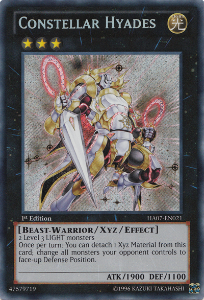 Constellar Hyades | Hidden Arsenal 7: Knight of Stars | HA07-EN021 | Secret Rare