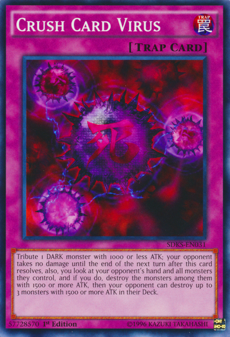 Crush Card Virus | Gold Series | GLD1-EN038 | Gold Rare