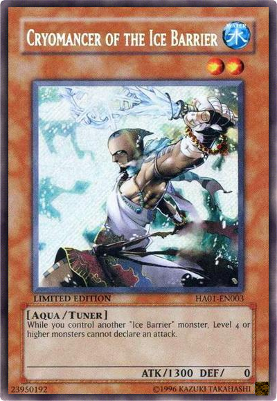 Cryomancer of the Ice Barrier | Hidden Arsenal | HA01-EN003 | Secret Rare