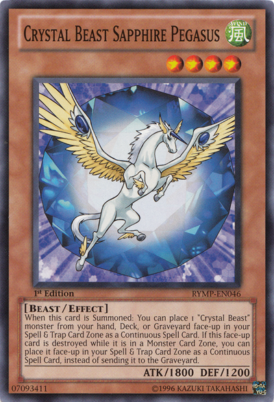 Crystal Beast Sapphire Pegasus | Force of the Breaker | FOTB-EN007 | Ultra Rare