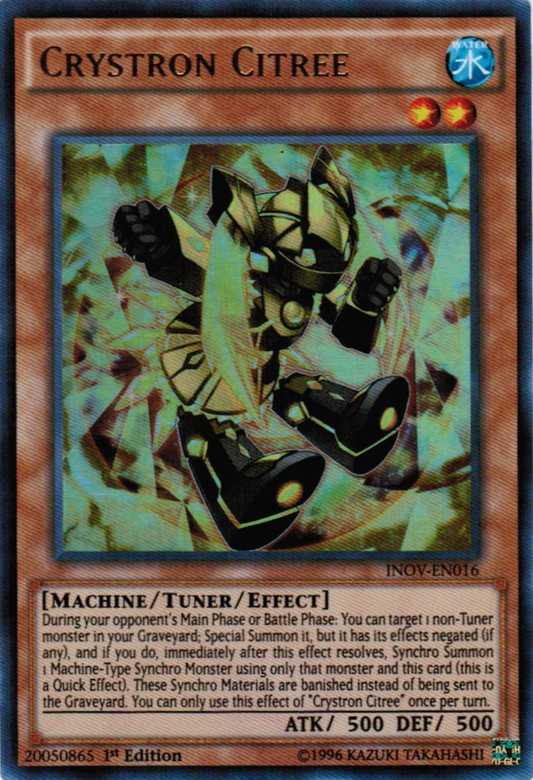 Crystron Citree | Invasion: Vengeance | INOV-EN016 | Ultra Rare