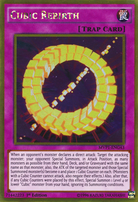 Cubic Rebirth | Yu-Gi-Oh! The Dark Side of Dimensions Movie Pack | MVP1-EN043 | Ultra Rare