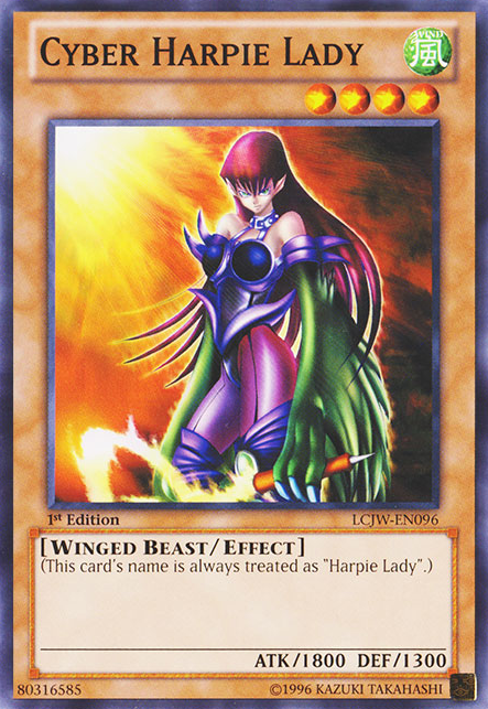 Cyber Harpie Lady | Flaming Eternity Sneak Peek Participation Card | SP1-EN001 | Ultra Rare