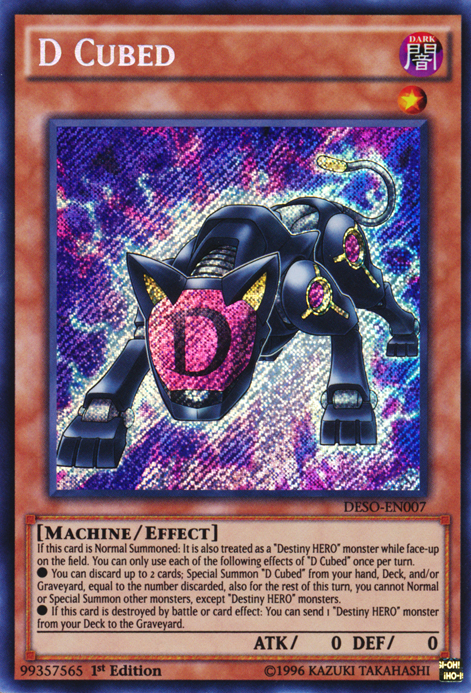 D Cubed | Destiny Soldiers | DESO-EN007 | Secret Rare