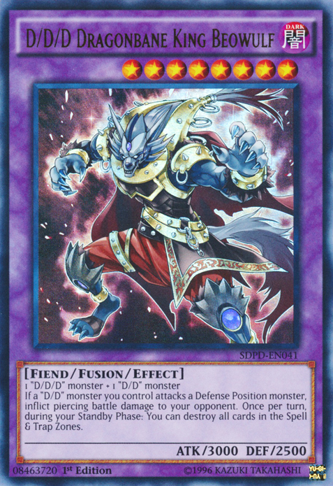 D/D/D Dragonbane King Beowulf | Pendulum Domination Structure Deck | SDPD-EN041 | Ultra Rare
