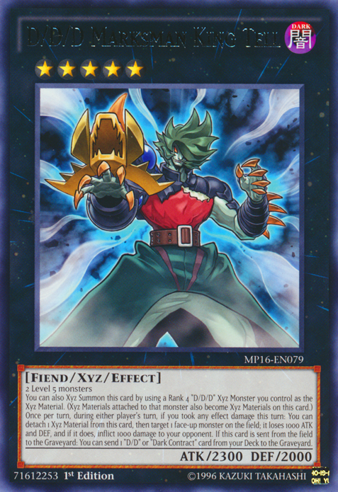 D/D/D Marksman King Tell | Clash of Rebellions | CORE-EN052 | Rare