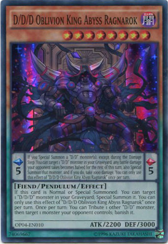 D/D/D Oblivion King Abyss Ragnarok | Dimension of Chaos | DOCS-EN099 | Rare