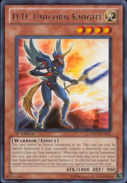 D.D. Unicorn Knight | Duelist Revolution | DREV-EN011 | Rare