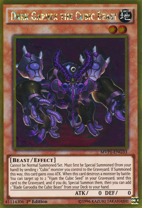Dark Garnex the Cubic Beast | Yu-Gi-Oh! The Dark Side of Dimensions Movie Pack | MVP1-EN033 | Ultra Rare