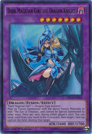 Dark Magician Girl the Dragon Knight | Dragons of Legend | DRLG-EN004 | Secret Rare
