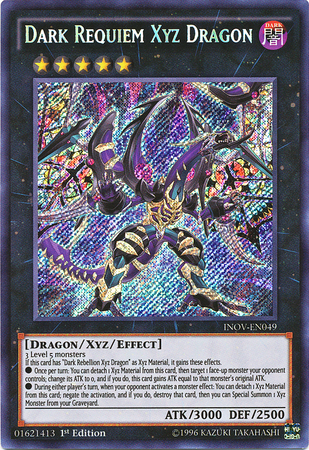 Dark Requiem Xyz Dragon | Invasion: Vengeance | INOV-EN049 | Secret Rare