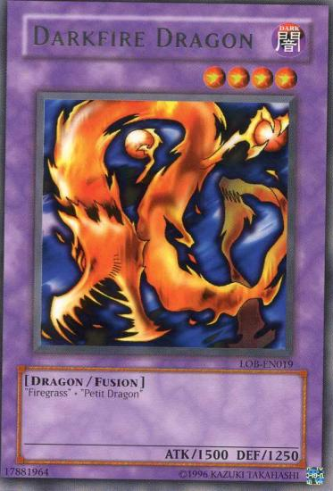 Darkfire Dragon | Legend of Blue Eyes White Dragon | LOB-EN019 | Rare
