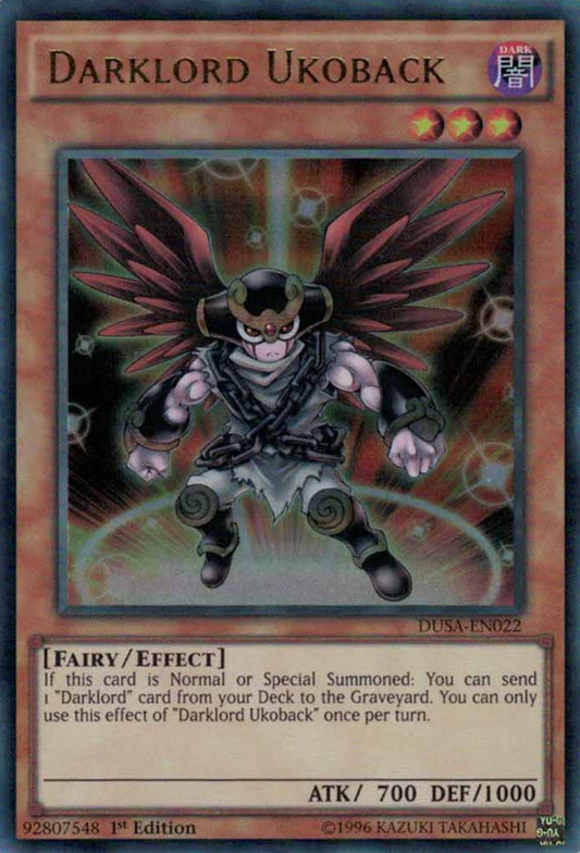 Darklord Ukoback | Duelist Saga | DUSA-EN022 | Ultra Rare