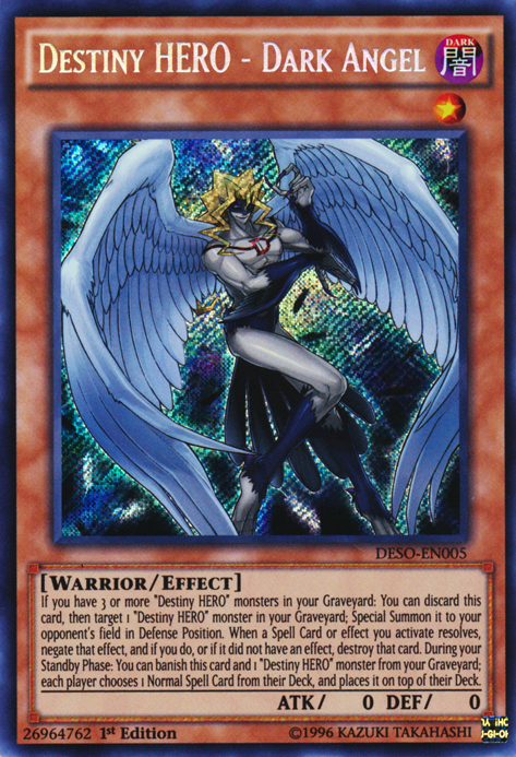 Destiny HERO - Dark Angel | Destiny Soldiers | DESO-EN005 | Secret Rare