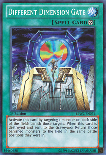 Different Dimension Gate | Dark Revelation Volume 1 | DR1-EN206 | Rare