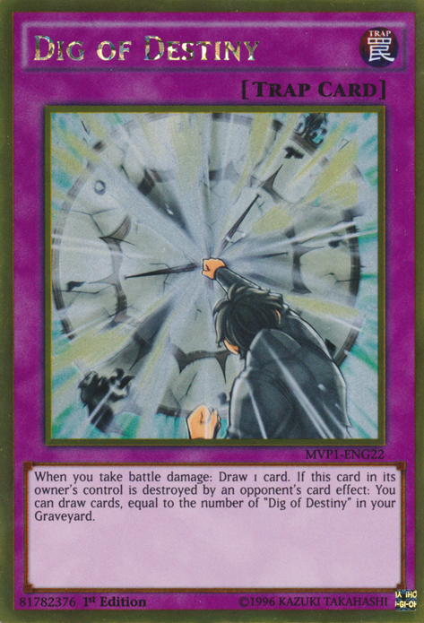 Dig of Destiny | Yu-Gi-Oh! The Dark Side of Dimensions Movie Pack | MVP1-EN022 | Ultra Rare