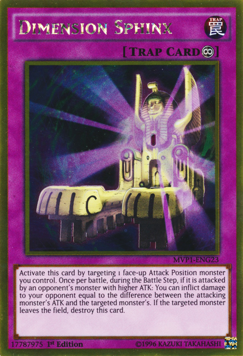 Dimension Sphinx | Yu-Gi-Oh! The Dark Side of Dimensions Movie Pack | MVP1-EN023 | Ultra Rare