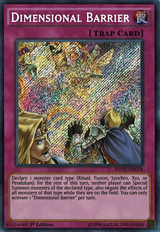 Dimensional Barrier | Invasion: Vengeance | INOV-EN078 | Secret Rare