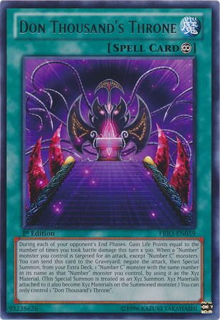 Don Thousand's Throne | Primal Origin | PRIO-EN059 | Rare