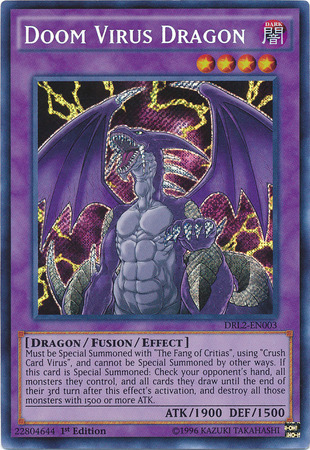 Doom Virus Dragon | Dragons of Legend 2 | DRL2-EN003 | Secret Rare