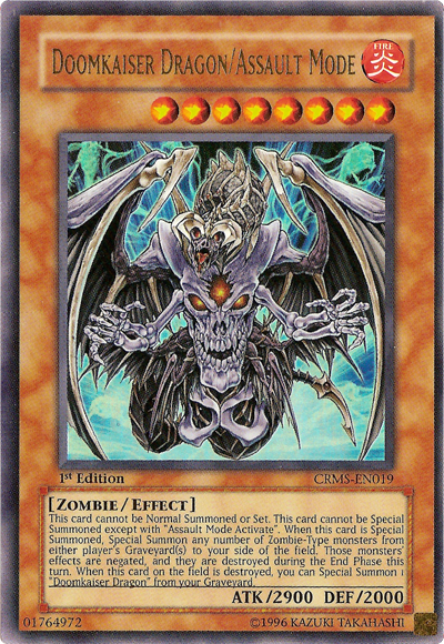 Doomkaiser Dragon/Assault Mode | Crimson Crisis | CRMS-EN019 | Ultra Rare