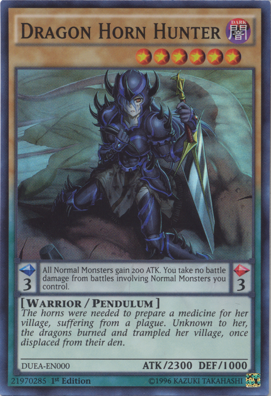 Dragon Horn Hunter | Duelist Alliance Sneak Peek Participation Card | DUEA-ENSP1 | Ultra Rare