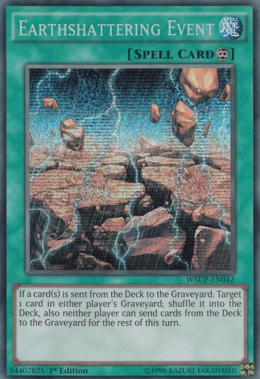 Earthshattering Event | World Superstars | WSUP-EN042 | Prismatic Secret Rare