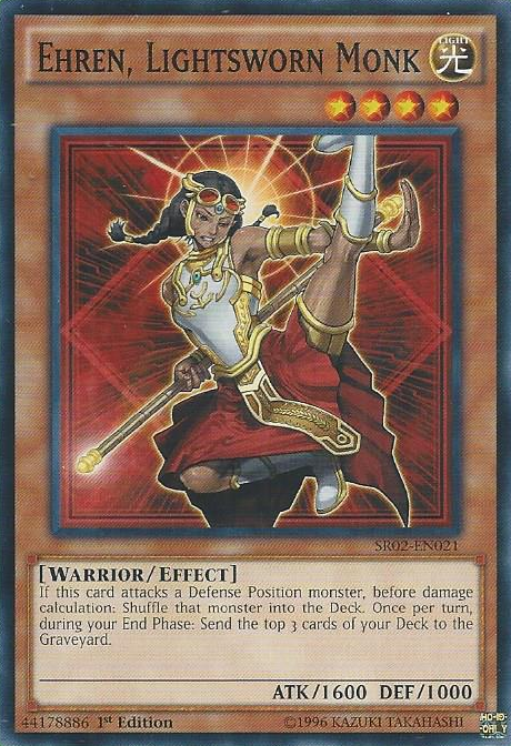 Ehren, Lightsworn Monk | Light of Destruction | LODT-EN082 | Secret Rare