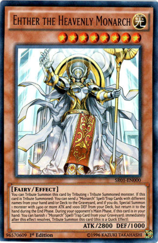 Ehther the Heavenly Monarch | Emperor of Darkness Structure Deck | SR01-EN000 | Ultra Rare