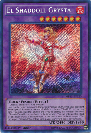 El Shaddoll Grysta | The New Challengers | NECH-EN048 | Secret Rare